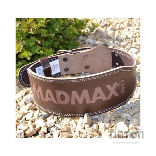 Атлетичний пояс MadMax MFB-246 Full leather шкіряний Chocolate Brown S (MFB-246_S)
