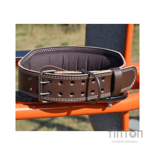 Атлетичний пояс MadMax MFB-246 Full leather шкіряний Chocolate Brown S (MFB-246_S)