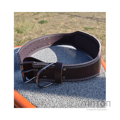 Атлетичний пояс MadMax MFB-246 Full leather шкіряний Chocolate Brown S (MFB-246_S)