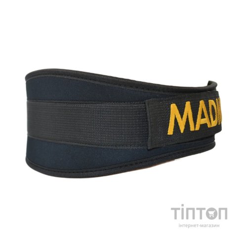 Атлетичний пояс MadMax MFB-313 Body Conform неопреновий Black M (MFB-313_M)