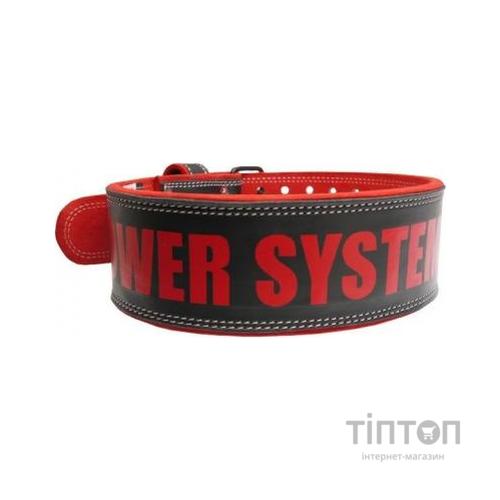 Атлетичний пояс Power System Beast PS-3830 Black/Red L (PS-3830_L_Black-Red)