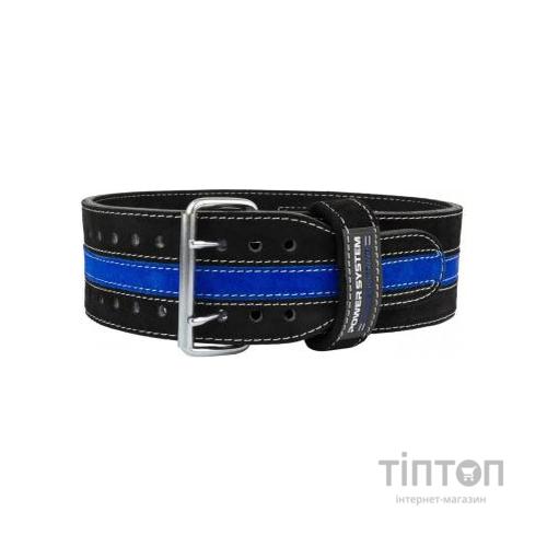 Атлетичний пояс Power System Power Lifting PS-3800 Black/Blue Line M (PS-3800_M_Black_Blue)