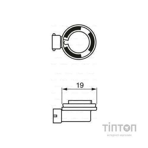 Автолампа Bosch галогенова 35W (1 987 302 081)