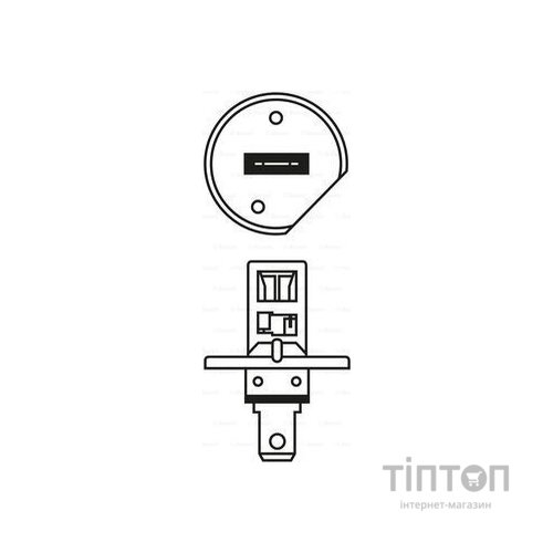 Автолампа Bosch галогенова 55W (1 987 302 011)