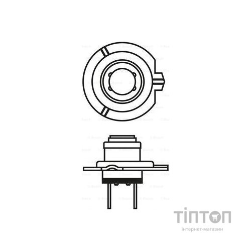 Автолампа Bosch галогенова 55W (1 987 302 071)