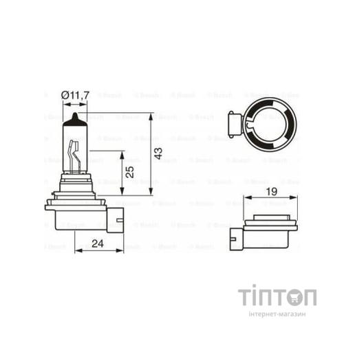 Автолампа Bosch галогенова 55W (1 987 302 084)