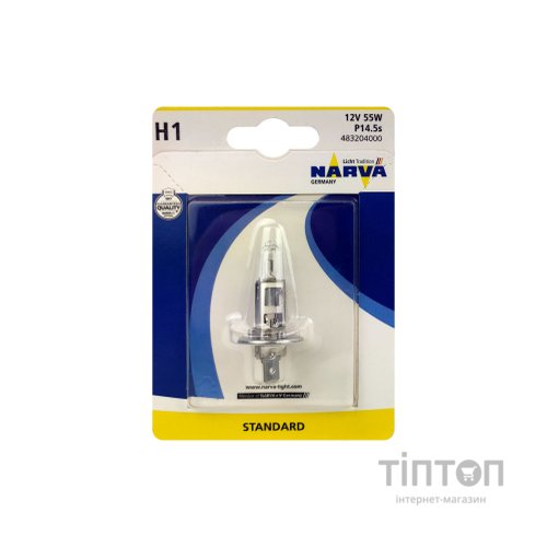 Автолампа Narva STANDARD H1 483204000 (302175)
