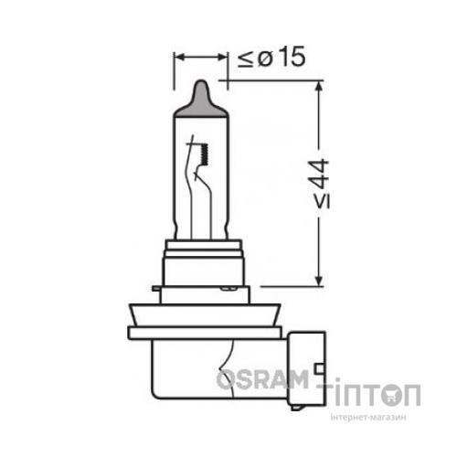 Автолампа Osram Автолампа галогенова 55W (OS 64211 ULT-HCB)
