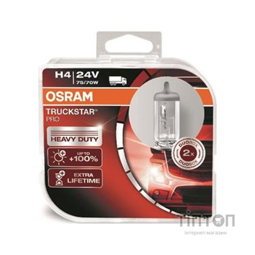 Автолампа Osram Автолампа галогенова 75/70W (OS 64196 TSP DUOBOX)