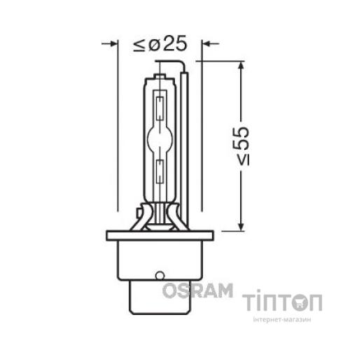 Автолампа Osram Автолампа ксенонова (OS 66240 ULT)
