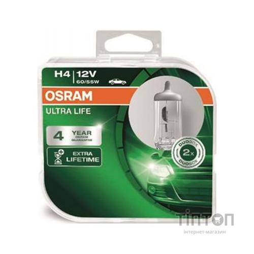 Автолампа Osram галогенова 60/55W (OS 64193 ULT DUOBOX)