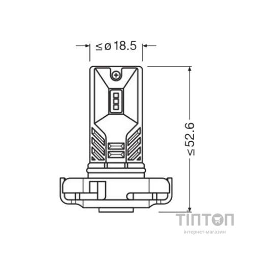 Автолампа Osram світлодіодна (OS 2604CW)