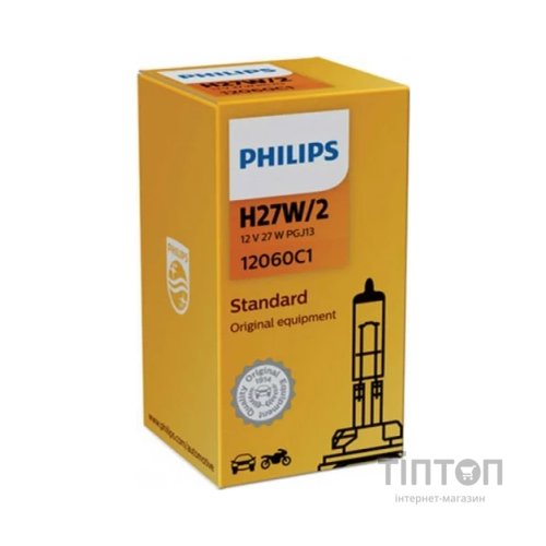 Автолампа Philips 12060C1 H27W/2 12V 27W (3410)