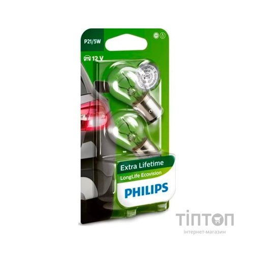Автолампа Philips 21/5W (12499 LLECO B2)