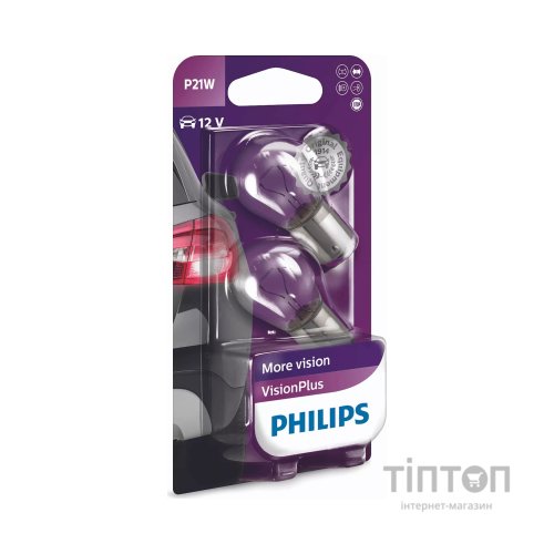 Автолампа Philips 21W (12498 VP B2)