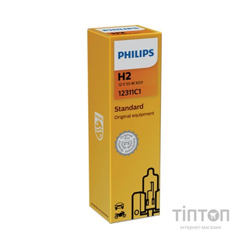Автолампа Philips галогенова 55W (12311 C1)