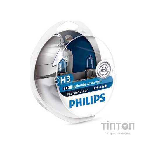 Автолампа Philips галогенова 55W (12336 DV S2)