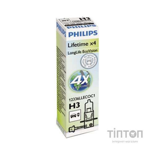 Автолампа Philips галогенова 55W (12336 LLECO C1)