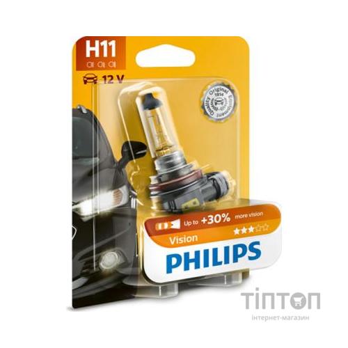 Автолампа Philips галогенова 55W (12362PR B1)