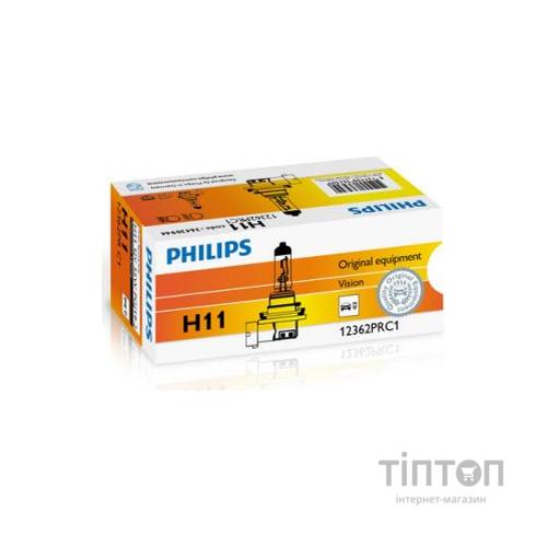 Автолампа Philips галогенова 55W (12362PR C1)