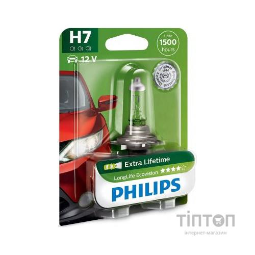 Автолампа Philips галогенова 55W (12972 LLECO B1)