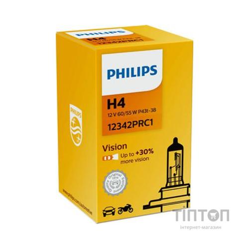Автолампа Philips галогенова 60/55W (12342 PR C1)