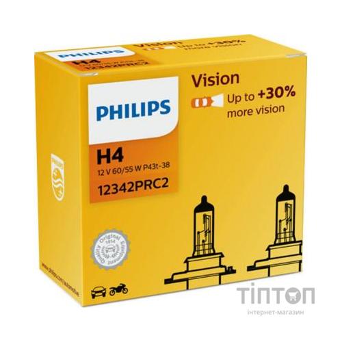 Автолампа Philips галогенова 60/55W (12342 PR C2)