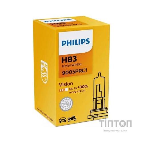 Автолампа Philips галогенова 60W (9005 PR C1)
