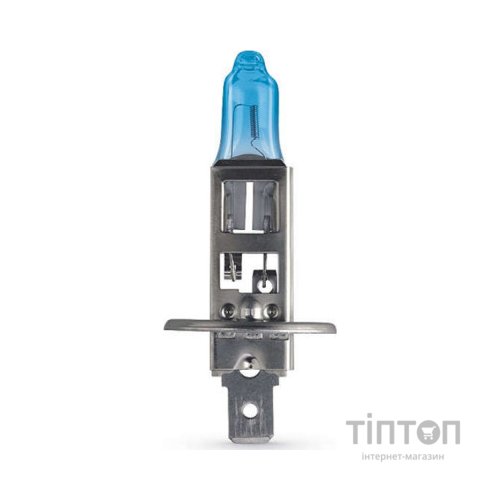 Автолампа Philips H1 WhiteVision Ultra +60%, 3700K, 2шт/блістер (12258WVUSM)
