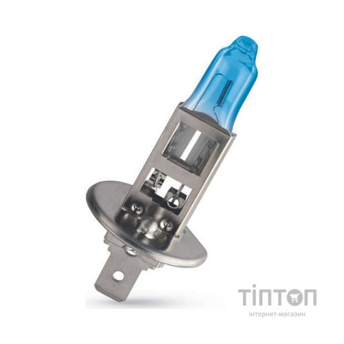 Автолампа Philips H1 WhiteVision Ultra +60%, 3700K, 2шт/блістер (12258WVUSM)