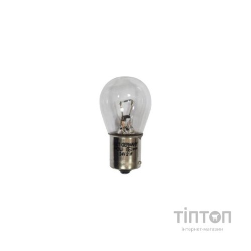 Автолампа SCT-GERMANY P21W Long Life 24V 21W BA15s (202341)