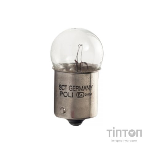 Автолампа SCT-GERMANY R10W Long Life 24V 10W BA15s (202365)