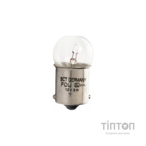 Автолампа SCT-GERMANY R5W Long Life 12V 5W (202051)