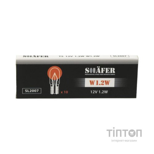 Автолампа SHAFER 12V1.2WW1.2W (SL2007)
