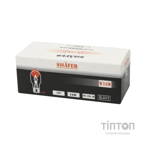 Автолампа SHAFER 12V16WW16WW2.19.5D (SL2015)