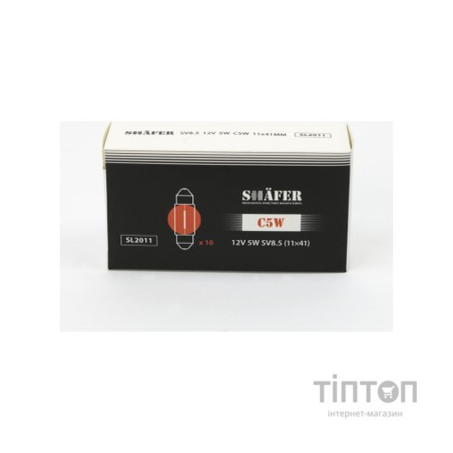 Автолампа SHAFER 12V5WC5WSV8.5 (SL2011)