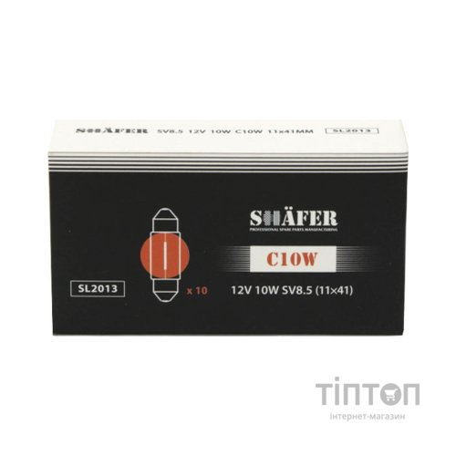 Автолампа SHAFER 12VC10WSV8.5 (SL2013)