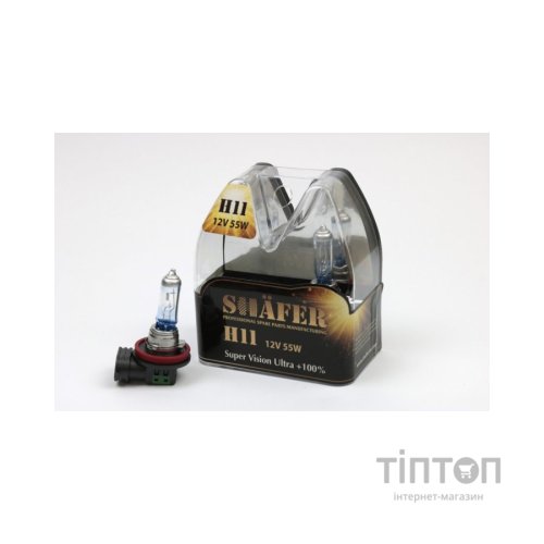 Автолампа SHAFER H1112V55WSuperVisionUltra+100 (SL3011)