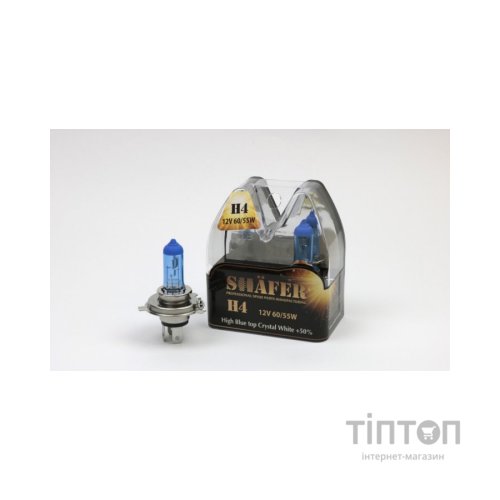Автолампа SHAFER H412V60/55WHighBluetopCrystalWhite+50 (SL3004C)