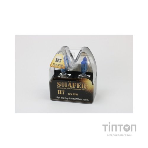 Автолампа SHAFER H712V55WHighBluetopCrystalWhite+50 (SL3007C)
