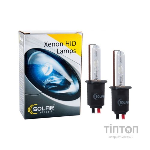 Автолампа SOLAR H3 5000K,85V,35W PK22s (1350)