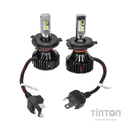 Автолампа SOLAR H4 12/24V 6500K 8000Lm 60W ZES Chip (8304)