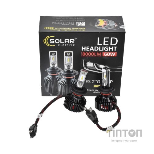 Автолампа SOLAR H7 12/24V 6500K 8000Lm 60W ZES Chip (8307)