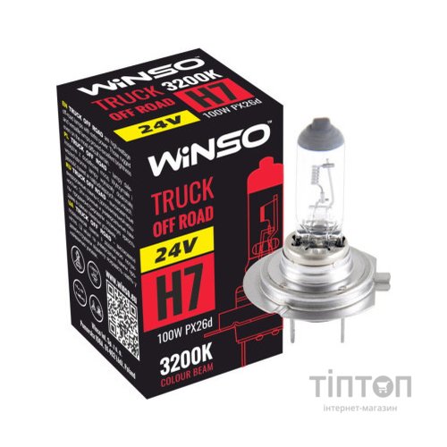 Автолампа WINSO H7 TRUCK OFF ROAD 100W (724710)