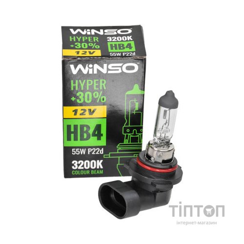 Автолампа WINSO HB4 HYPER +30 55W (712600)