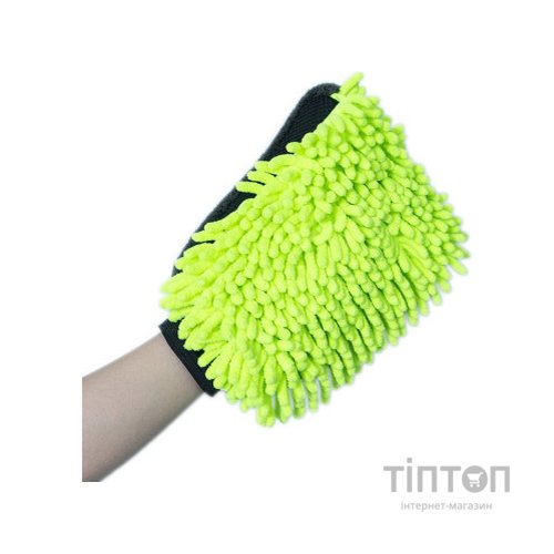 Автомобільна серветка ColorWay Рукавичка з мікрофібри для миття та полірування автомобіля, двостороння (CW-2417)