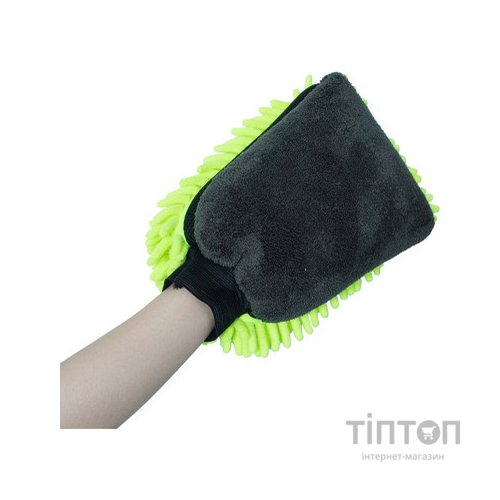 Автомобільна серветка ColorWay Рукавичка з мікрофібри для миття та полірування автомобіля, двостороння (CW-2417)