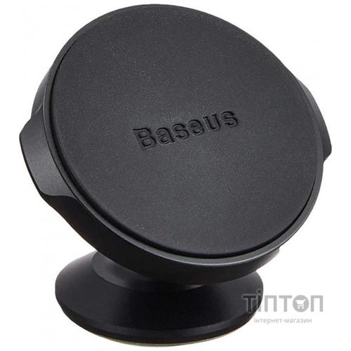 Універсальний автотримач Baseus Magnetic Small ears (клейка стртрічка) black (SUER-B01)