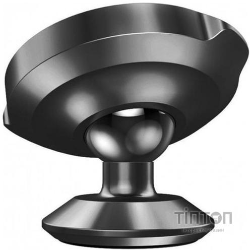 Універсальний автотримач Baseus Magnetic Small ears (клейка стртрічка) black (SUER-B01)