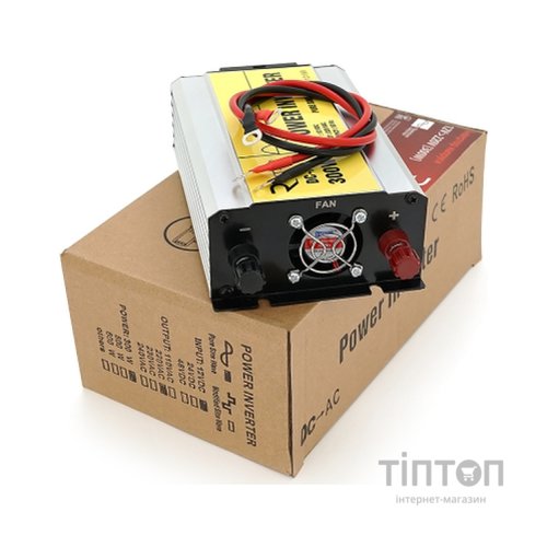 Автомобільний інвертор 12V/220V 300W чиста синусоїда, 1xShuko, 1xUSB Ritar (RSC-300)